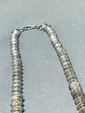 Noteworthy Vintage Native American Navajo Sterling Silver Necklace-Nativo Arts