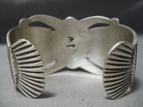 Incredible Vintage Native American Navajo Mountain & Royston Turquoise Sterling Silver Bracelet-Nativo Arts