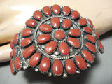 Incredible Vintage Native American Navajo Sterling Silver Cluster Bracelet-Nativo Arts