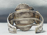 One Of The Best Ever Vintage Native American Navajo Bisbee Turquoise Sterling Silver Bracelet-Nativo Arts