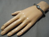 Very Rare Vintage Native American Navajo Dry Creek Turquoise Sterling Silver Bracelet-Nativo Arts