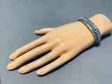 Exceptional Vintage Native American Zuni Sleeping Beauty Turquoise Sterling Silver Bracelet-Nativo Arts