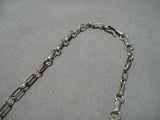 Spectacular Vintage Native American Navajo Royston Turquoise Sterling Silver Necklace-Nativo Arts