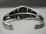 Stunning Vintage Native American Navajo High Grade Turquoise Sterling Silver Bracelet-Nativo Arts