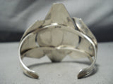 Cel Yazzie Vintage Native American Navajo Sterling Silver Bracelet-Nativo Arts