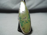 Outstanding Vintage Native American Navajo Royston Turquoise Sterling Silver Ring Old-Nativo Arts