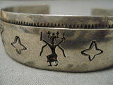 Important Vintage Hopi Art Batala Native American Sterling Silver Bracelet-Nativo Arts