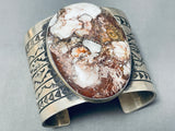 165 Gram Rand Endito Native American Navajo Agate Sterling Silver Bracelet Cuff-Nativo Arts