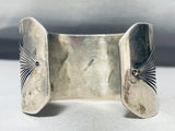 Best Frddy Platero Vintage Native American Navajo Turquoise Sterling Silver Bracelet-Nativo Arts
