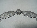Fabulous Vintage Navajo Sterling Silver Concho Belt Native American Old-Nativo Arts
