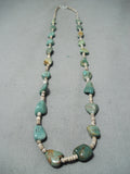 Native American Marvelous Santo Domingo Royston Heishi Sterling Silver Necklace-Nativo Arts