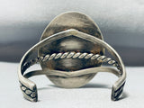 Museum Quality Vintage Native American Navajo Carico Lake Turquoise Sterling Silver Bracelet-Nativo Arts