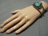 Tremendous Vintage Native American Navajo Huge Royston Turquoise Sterling Silver Bracelet-Nativo Arts
