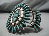 Breathtaking Vintage Navajo Sterling Silver Native American Bracelet Cuff-Nativo Arts