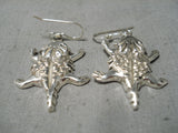 Wonderful Ann Miller Navajo Sterling Silver Earrings Native American-Nativo Arts