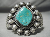 Amazing Vintage Native American Navajo Royston Turquoise Sterling Silver Bracelet-Nativo Arts
