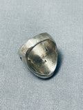 Heavy Rare Turquoise Vintage Native American Navajo Royston Sterling Silver Ring-Nativo Arts
