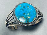 Important Verdy Jake Vintage Native American Navajo Turquoise Sterling Silver Bracelet-Nativo Arts