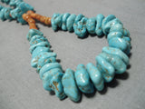 Exceptional Vintage Navajo Turquoise Coral Native American Necklace-Nativo Arts