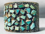 Massive Vintage Native American Navajo Turquoise Copper Sterling Silver Bracelet-Nativo Arts