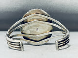 Native American Huge Vintage Navajo Charoite Sterling Silver Bracelet Cuff Jewelry-Nativo Arts