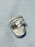 The Best Vintage Native American Navajo Jimmie King Jr Turquoise Sterling Silver Ring-Nativo Arts