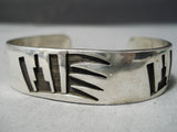 Native American Important Vintage Hope Sterling Silver Overlay Bracelet-Nativo Arts