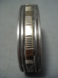 Bruce Morgan Vintage Native American Navajo Sterling Silver And 14k Gold Bracelet-Nativo Arts
