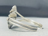 Very Rare Vintage Native American Navajo Orvil Jack Turquoise Sterling Silver Bracelet-Nativo Arts