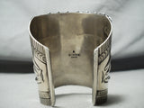 Best Native American Navajo Damale Turquoise Alice Lister Sterling Silver Bracelet-Nativo Arts