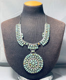 One Of The Best Ever Vintage Native American Navajo Royston Turquoise Sterling Silver Necklace-Nativo Arts