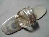 Incredible Vintage Native American Navajo Royston Turquoise Sterling Silver Ring-Nativo Arts