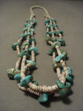 Earlier Vintage Navajo Native American Jewelry jewelry 'Very Old Turquoise' Necklace-Nativo Arts