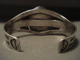 Earlier Vintage Navajo Wood Native American Jewelry Silver Bracelet Old-Nativo Arts