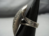 Early 1900's Old Stamp Vintage Native American Jewelry Navajo Sterling Silver Ring Old-Nativo Arts