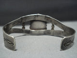 Early 1900's Very Rare Turquoise Vintage Native American Jewelry Navajo Sterling Silver Bracelet Old-Nativo Arts