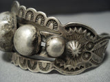 Early 1900's Vintage Native American Jewelry Navajo Sterling Silver Bracelet Cuff Old-Nativo Arts