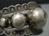 Early 1900's Vintage Native American Jewelry Navajo Sterling Silver Bracelet Cuff Old-Nativo Arts