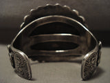 Early 1900's Vintage Navajo Hand Pounded Coin Native American Jewelry Silver Bracelet- Opulent Quality-Nativo Arts