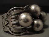 Early 1900's Vintage Navajo Native American Jewelry Silver Bracelet-Nativo Arts