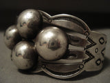 Early 1900's Vintage Navajo Native American Jewelry Silver Bracelet-Nativo Arts