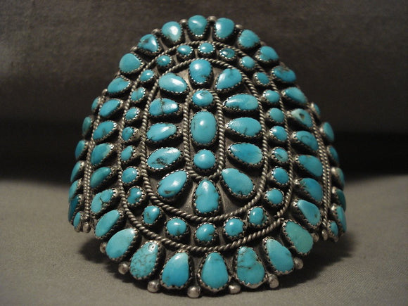 Early Museum Vintage Navajo Native American Jewelry jewelry Turquoise Bracelet Old-Nativo Arts