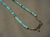 Early Santo Domingo Turquoise Coral Heishi Inlay Necklace-Nativo Arts