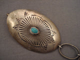 Early Sterling Native American Jewelry Silver Vintage Navajo Turquoise Native American Jewelry Silver Necklace/ Concho Belt-Nativo Arts