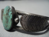 Early Vintage Navajo Apache Turquoise Sterling Silver Native American Jewelry Bracelet-Nativo Arts