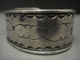 Early Vintage Navajo Hand Forged Ingot Native American Jewelry Silver Heavy Native American Jewelry Silver Bracelet Old-Nativo Arts