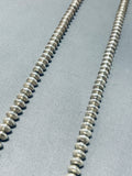 Exquisite Vintage Native American Navajo Sterling Silver Necklace-Nativo Arts