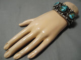 Newsworthy Vintage Native American Navajo Royston Turquoise Sterling Silver Bracelet-Nativo Arts