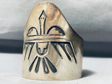 One Of The Most Unique Ever Vintage Native American Hopi Sterling Silver Bracelet-Nativo Arts