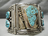 Very Important Vintage Native American Navajo Gibson Nez Sterling Silver 14k Gold Clasp Bracelet-Nativo Arts